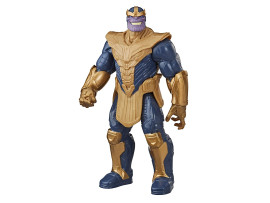 MARVEL Avengers Titan Hero Series Blast Gear Deluxe Thanos Action Figure, 12-inch Toy, Inspired by Comics, for Kids Ages 4 and Up